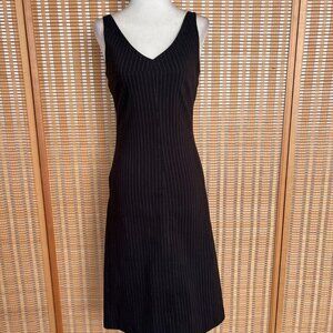 Vintage ZINC Y2K Pinstripe Black and White Dress – Size 3